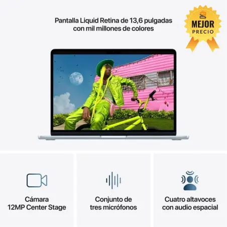 🤑Rebajas MacBook Air 13 M5 16GB 512GB Azul cielo 