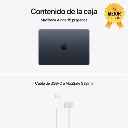 🤑Rebajas MacBook Air 15 M5 16GB 1TB Medianoche 