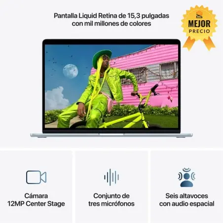 🤑Rebajas MacBook Air 15 M5 16GB 512GB Azul cielo 
