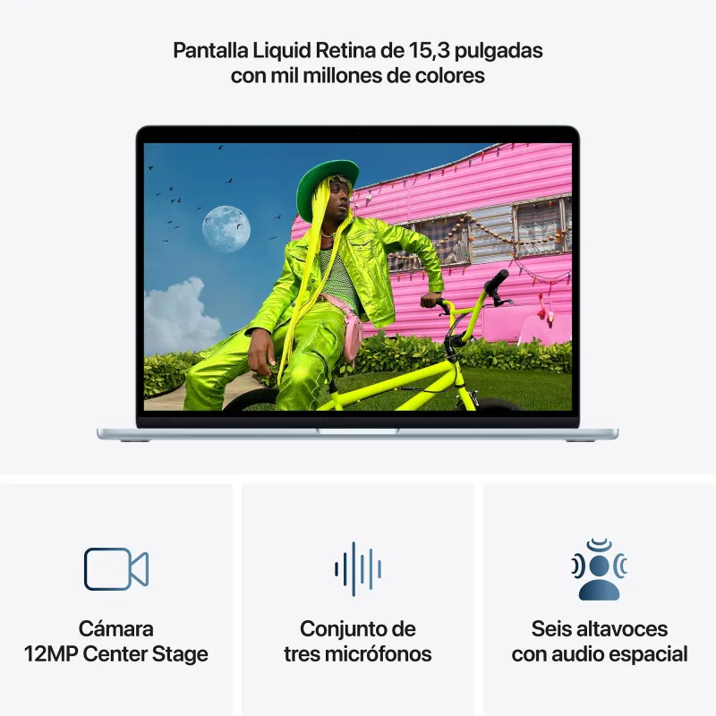 MacBook Air 15 M5 24GB 1TB Azul cielo | ShopDutyFree.es