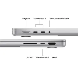 🤑Rebajas MacBook Pro 14 M5 Pro 24GB 1TB Plata  8