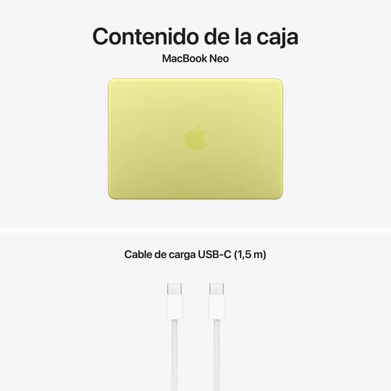 MacBook Neo A18 Pro 8GB 512GB Touch ID Cítrico | ShopDutyFree.es