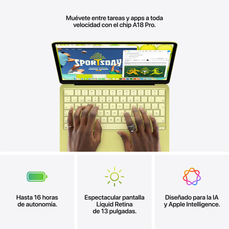 🤑Rebajas MacBook Neo A18 Pro 8GB 512GB Touch ID Plata 