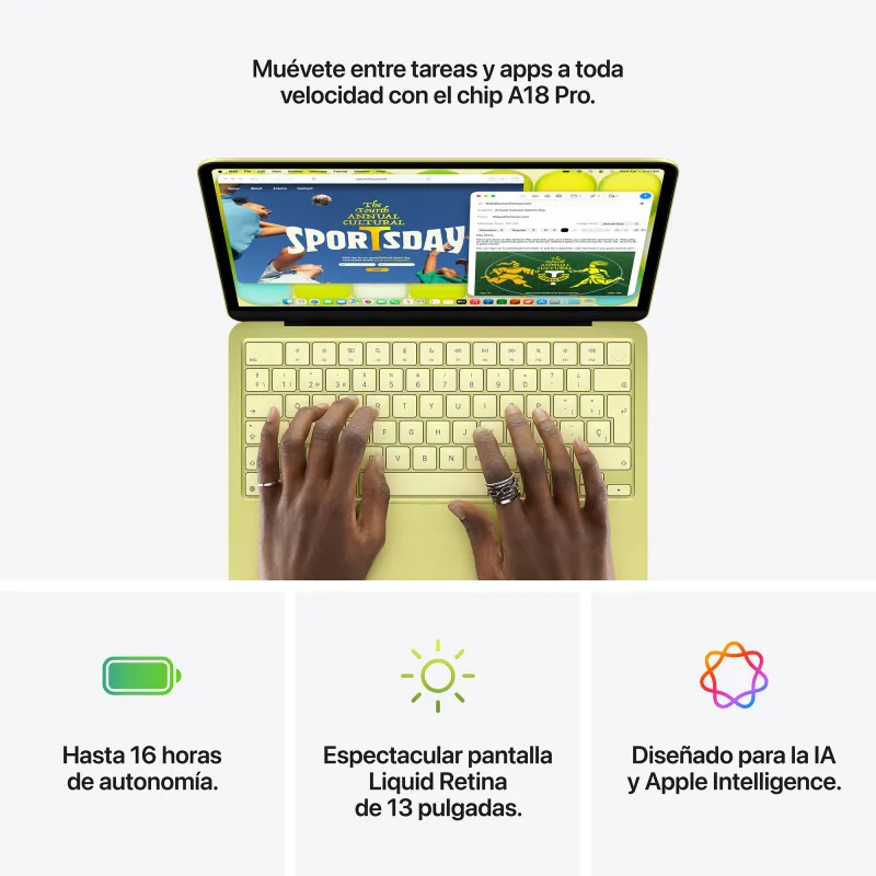 MacBook Neo A18 Pro 8GB 512GB Touch ID Plata | ShopDutyFree.es