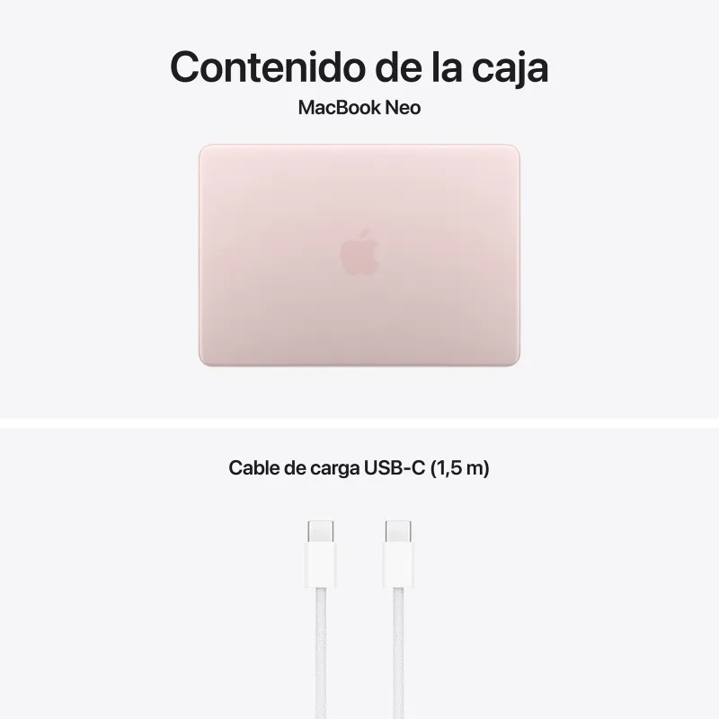 MacBook Neo A18 Pro 8GB 256GB Rosa nube | ShopDutyFree.es