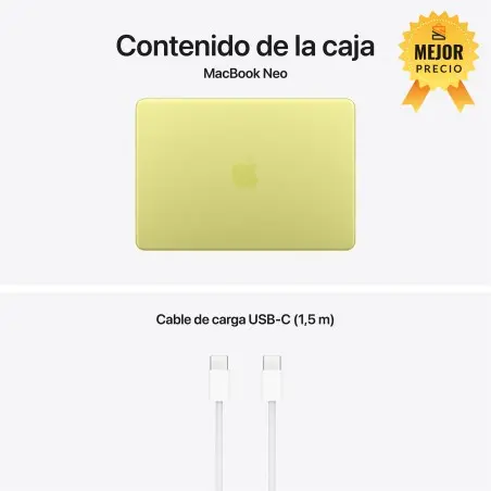 🤑Rebajas MacBook Neo A18 Pro 8GB 256GB Cítrico 