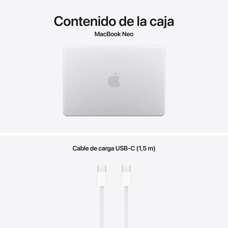 🤑Rebajas MacBook Neo A18 Pro 8GB 256GB Plata 