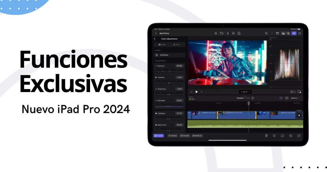 Descubre las Funciones Exclusivas del Nuevo iPad Pro 2024