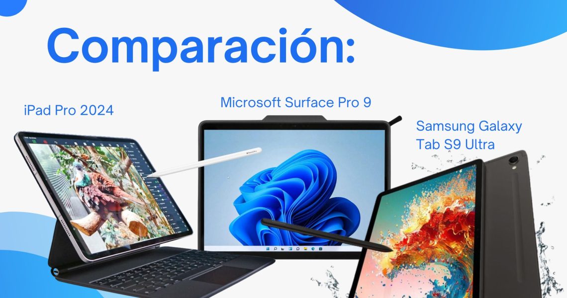 Comparación iPad Pro M4 con Samsung y Microsoft