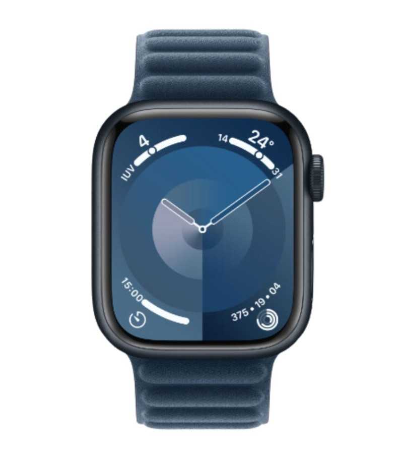 Descubre el futuro en tu muñeca con el Apple Watch 9. Sumérgete en una experiencia técnicamente avanzada con un diseño elegante. Este smartwatch ofrece una vida útil de batería impresionante y monitoreo de tu bienestar, otorgándote poder en cada momento.